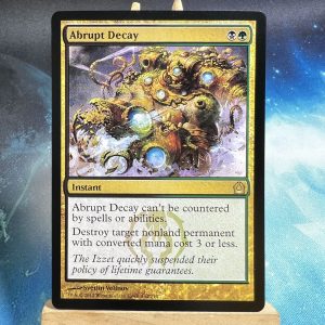 Abrupt Decay
